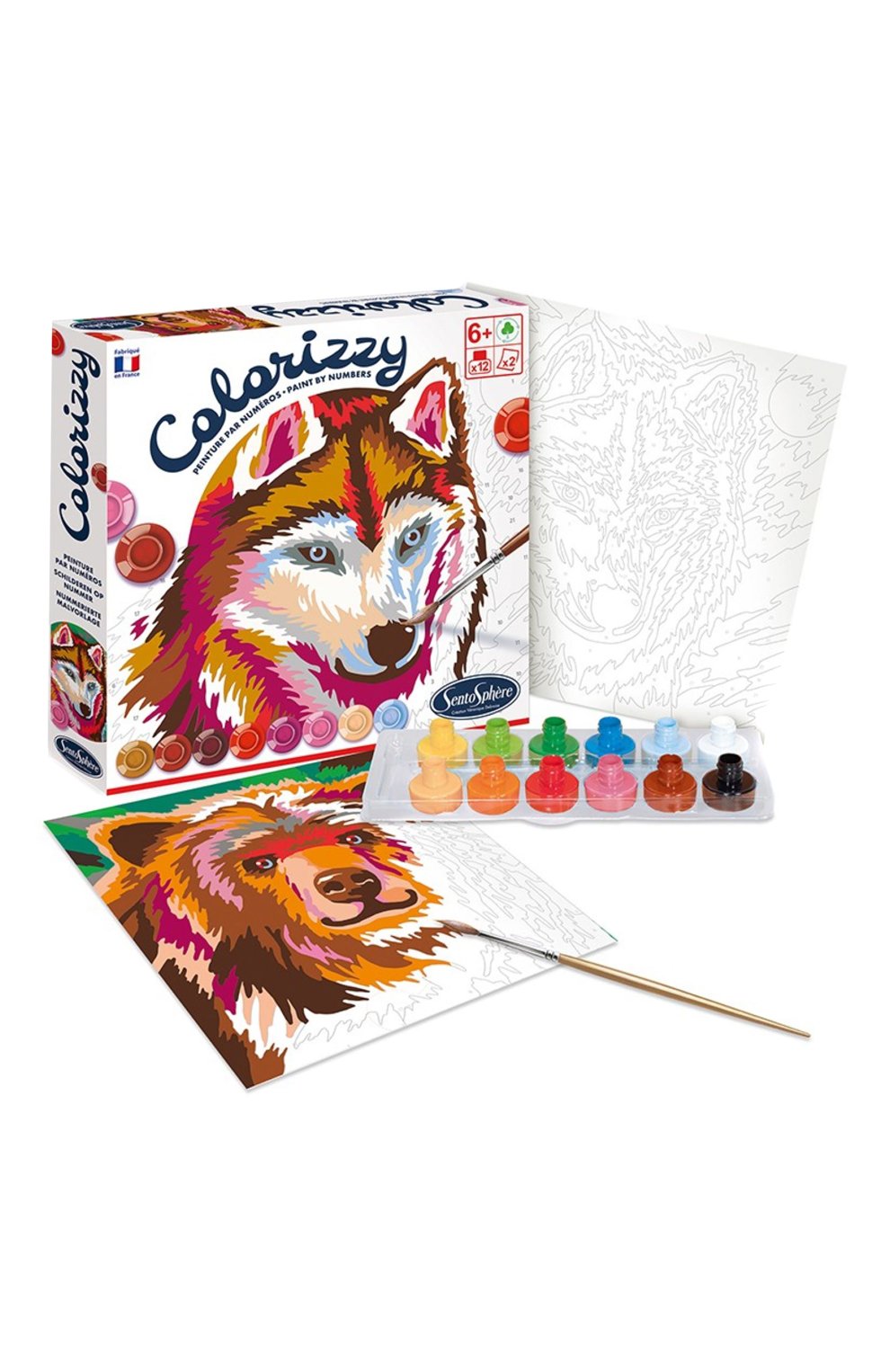 Раскраска по номерам жители леса SENTOSPHERE, арт. 4508, фото 1