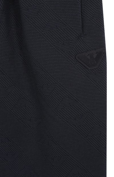 Хлопковые брюки EMPORIO ARMANI темно-синего цвета по цене 19950 руб., арт. EG000636/AF20698, фото 3 Хлопковые брюки EMPORIO ARMANI, арт. EG000636/AF20698, фото 3