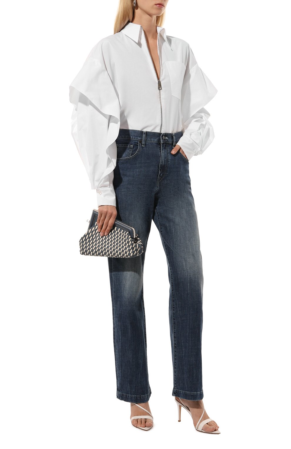 Хлопковая блузка DEL CORE, арт. BM0107/2T0781, фото 2