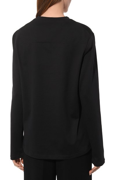 Хлопковый лонгслив JIL SANDER, арт. J02GC0110/J20073, фото 4