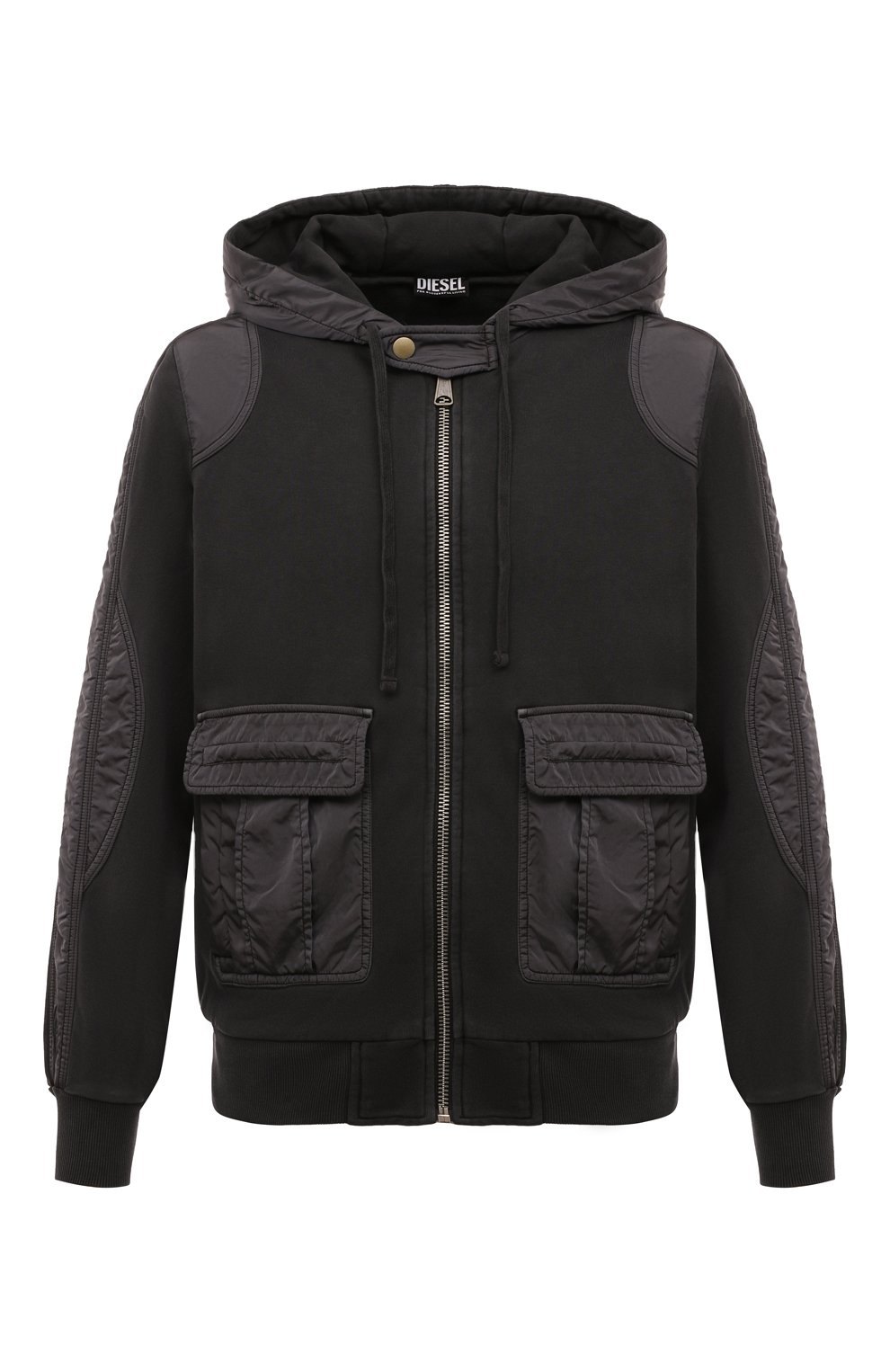 Хлопковая толстовка DIESEL, арт. A09035/0LCAL, фото 1