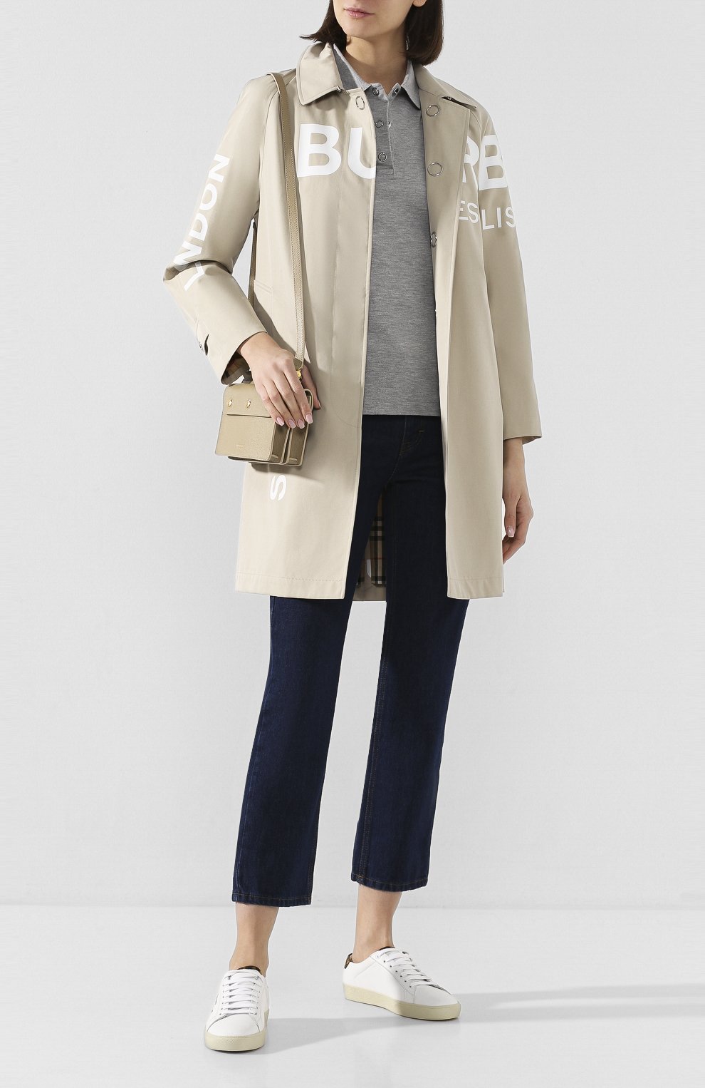 Хлопковое поло BURBERRY, арт. 8029463, фото 2