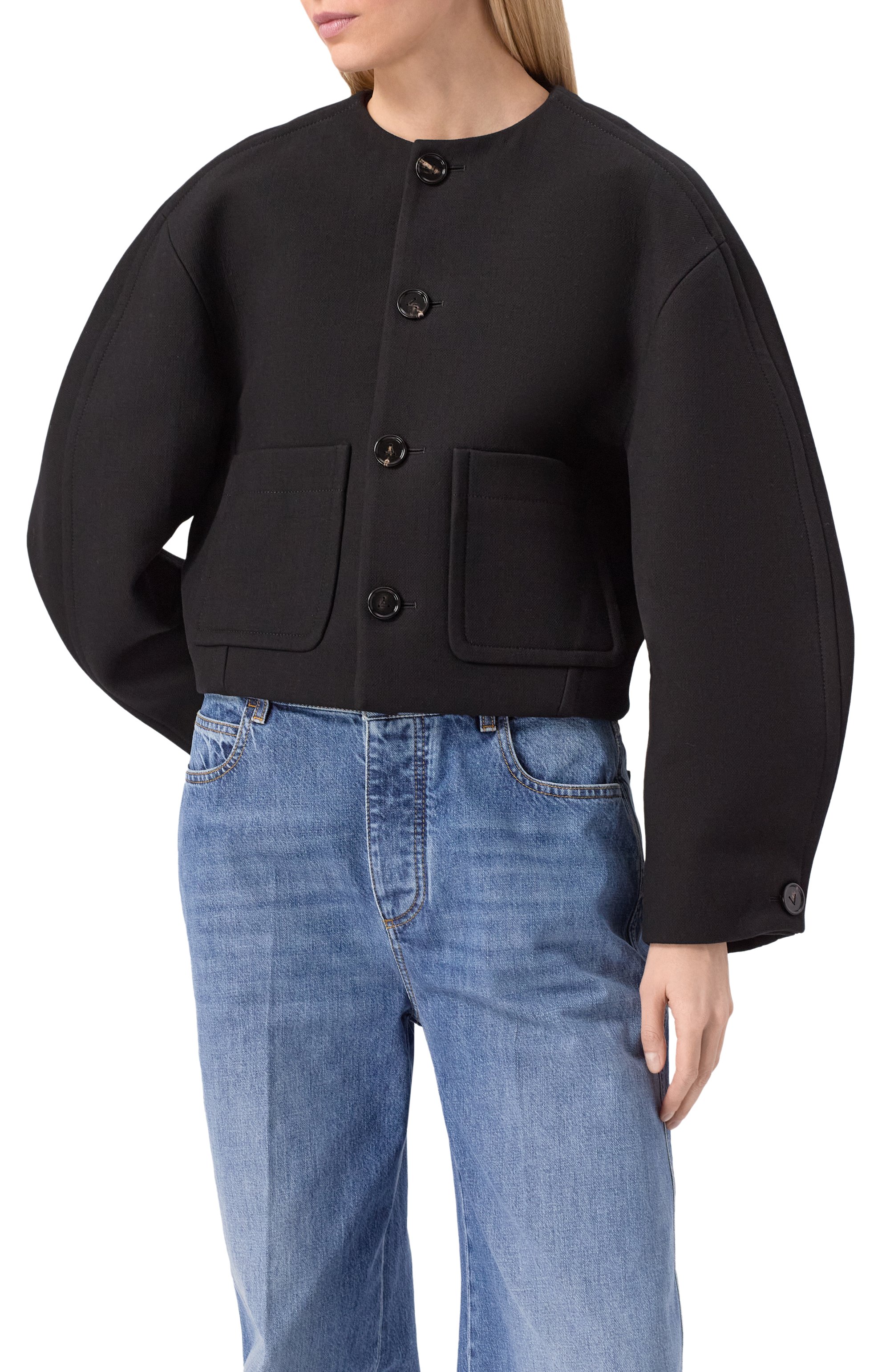 Куртка из хлопка и вискозы BOTTEGA VENETA, арт. 815402/V3PD0, фо�то 6