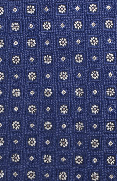 Шелковый галстук CANALI темно-синего цвета по цене 13250 руб., арт. 18/HJ02142, фото 3 Шелковый галстук CANALI, арт. 18/HJ02142, фото 3
