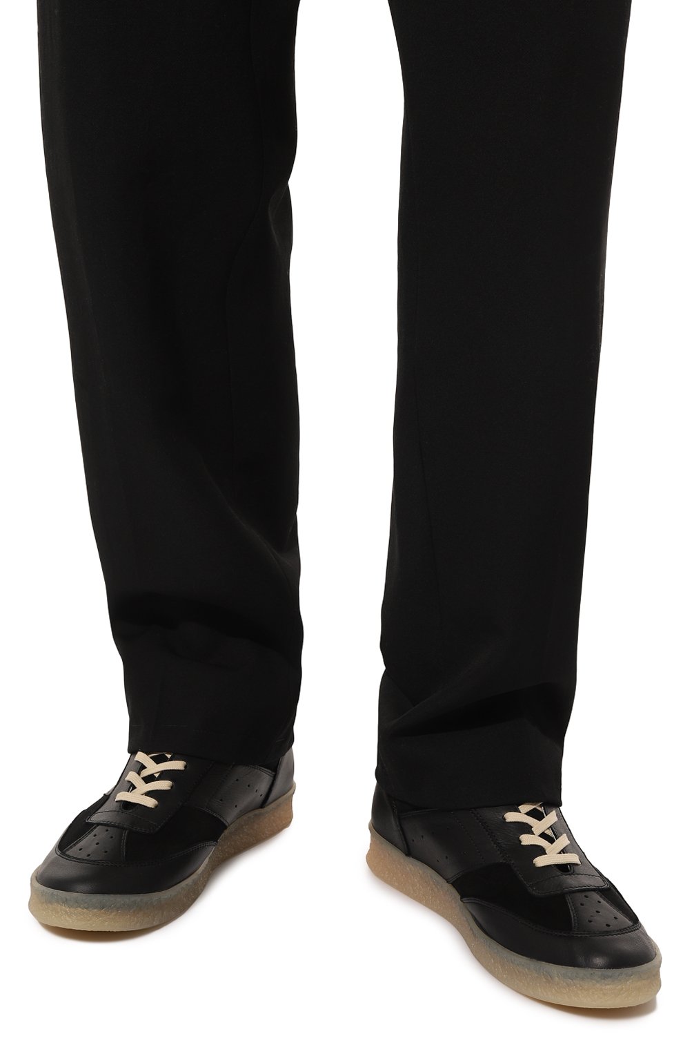 Кожаные кеды MM6, арт. S59WS0193/P0673, фото 3