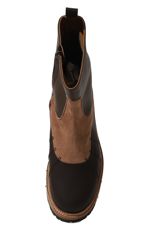 Комбинированные полусапоги Andrea Ventura Firenze Коричневый, фото 6