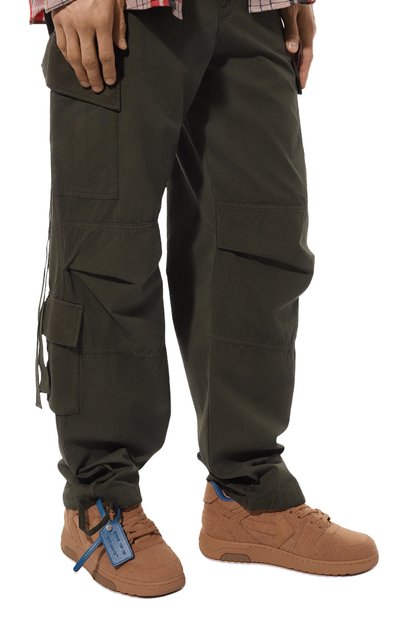 Шерстяные кеды out of office OFF-WHITE, арт. OMIA189F22FAB0016262, фото 3