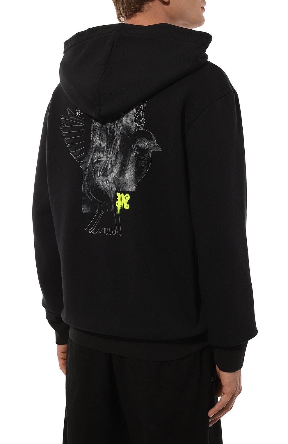 Хлопковое худи PALM ANGELS, арт. PMBB117F24FLE001, фото 4