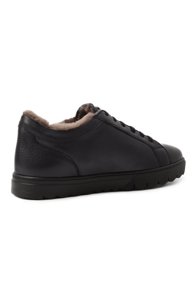 Кожаные кеды KITON, арт. USSA157N0012602/M, фото 5