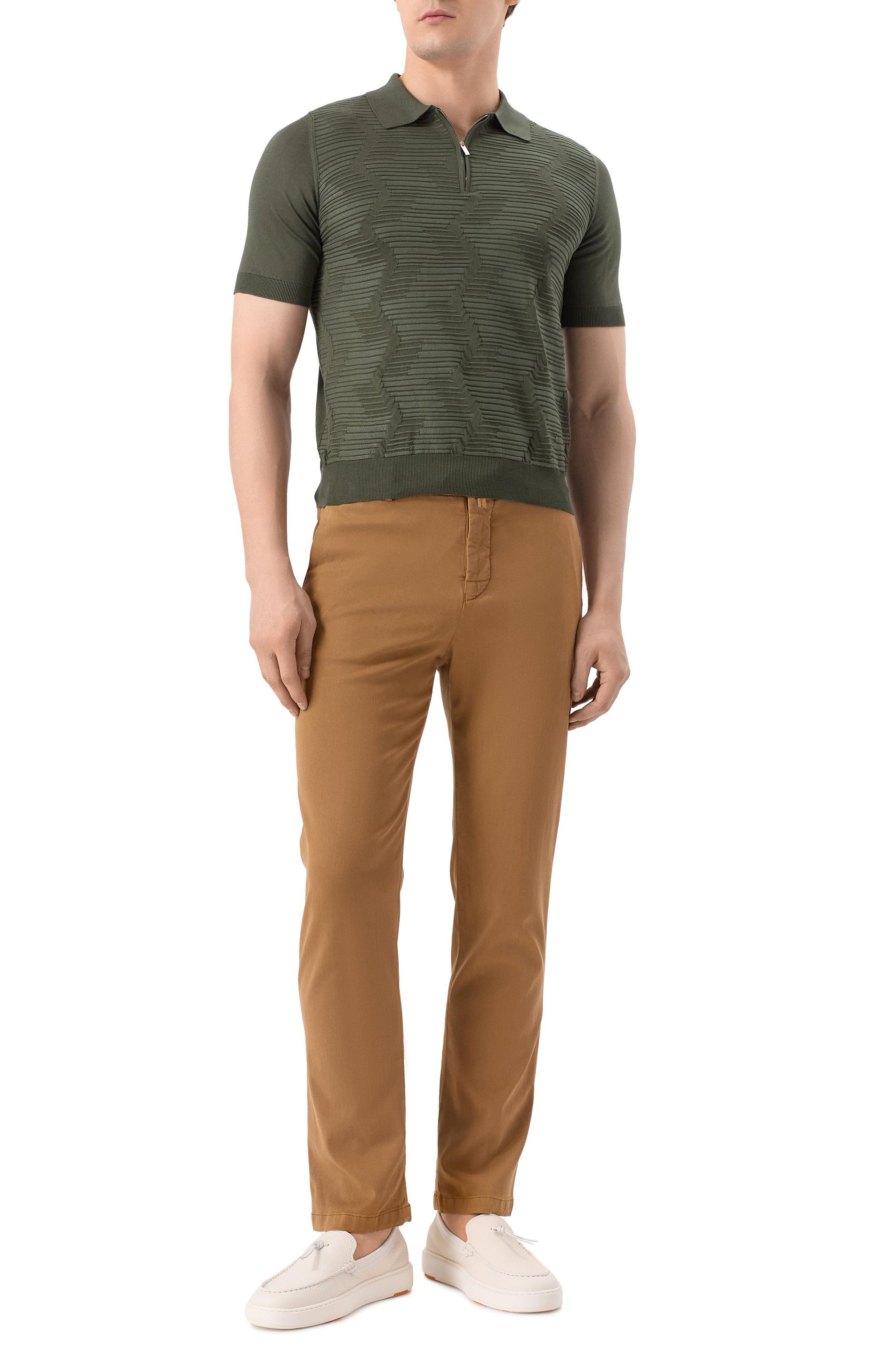 Поло из шелка и хлопка ZILLI, арт. KZP002M0142VTNW00_, фото 2