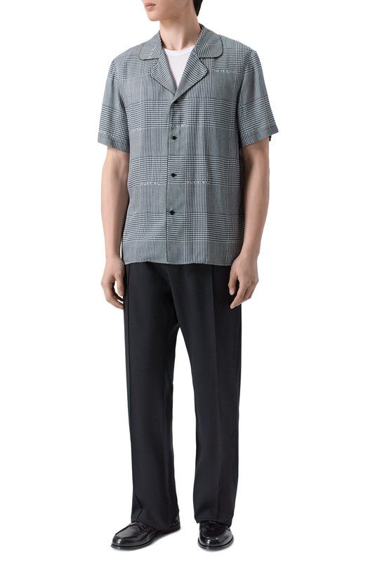 Рубашка из вискозы Balmain GH1HN138/VI73 Серый  GH1HN138/VI73 Фото 2
