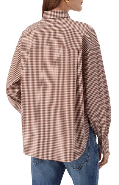 Хлопковая рубашка BRUNELLO CUCINELLI, арт. MP793NB206, фото 4