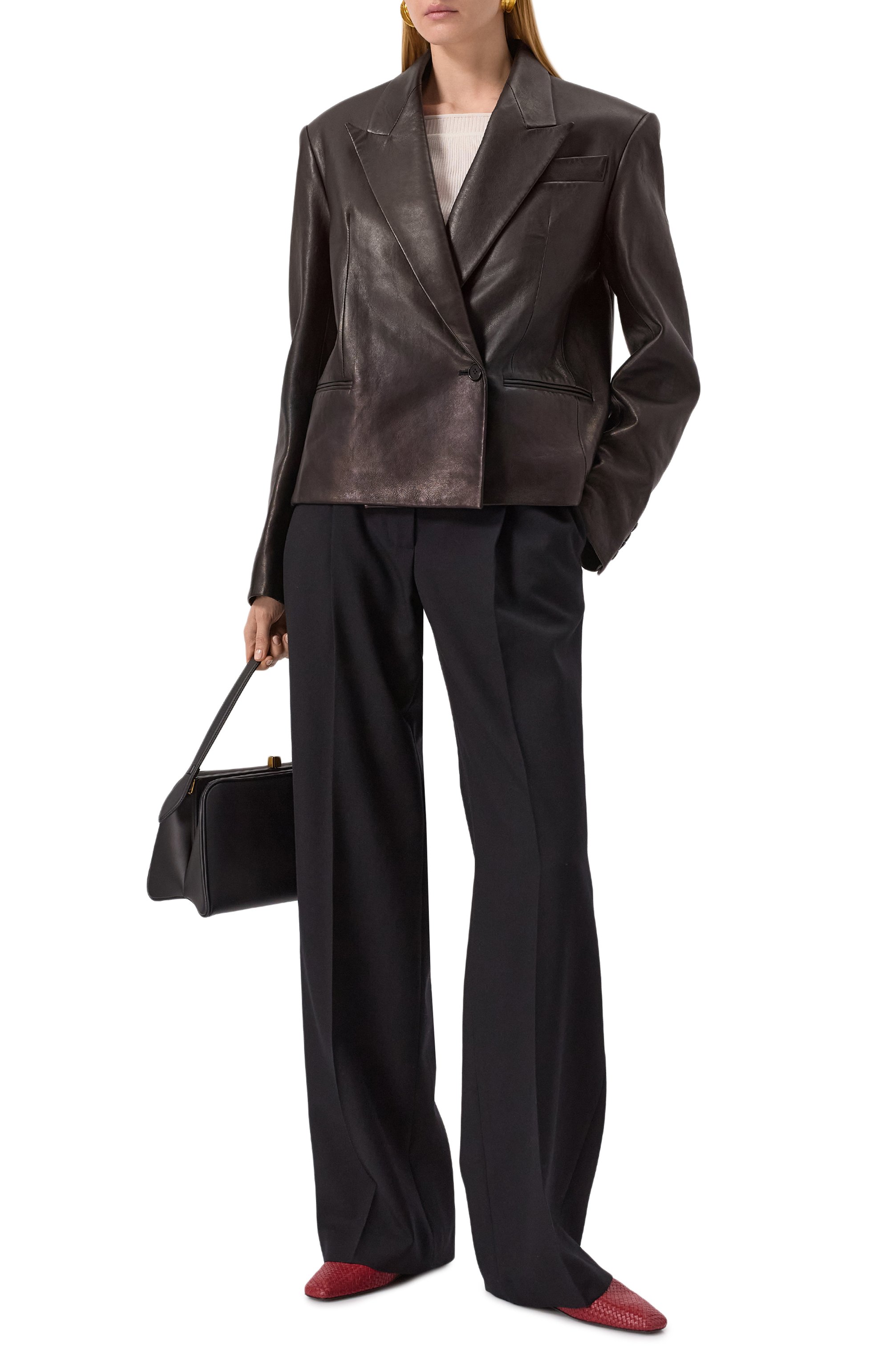 Кожаная куртка KHAITE, арт. 6147729/T0NNI, фото 2