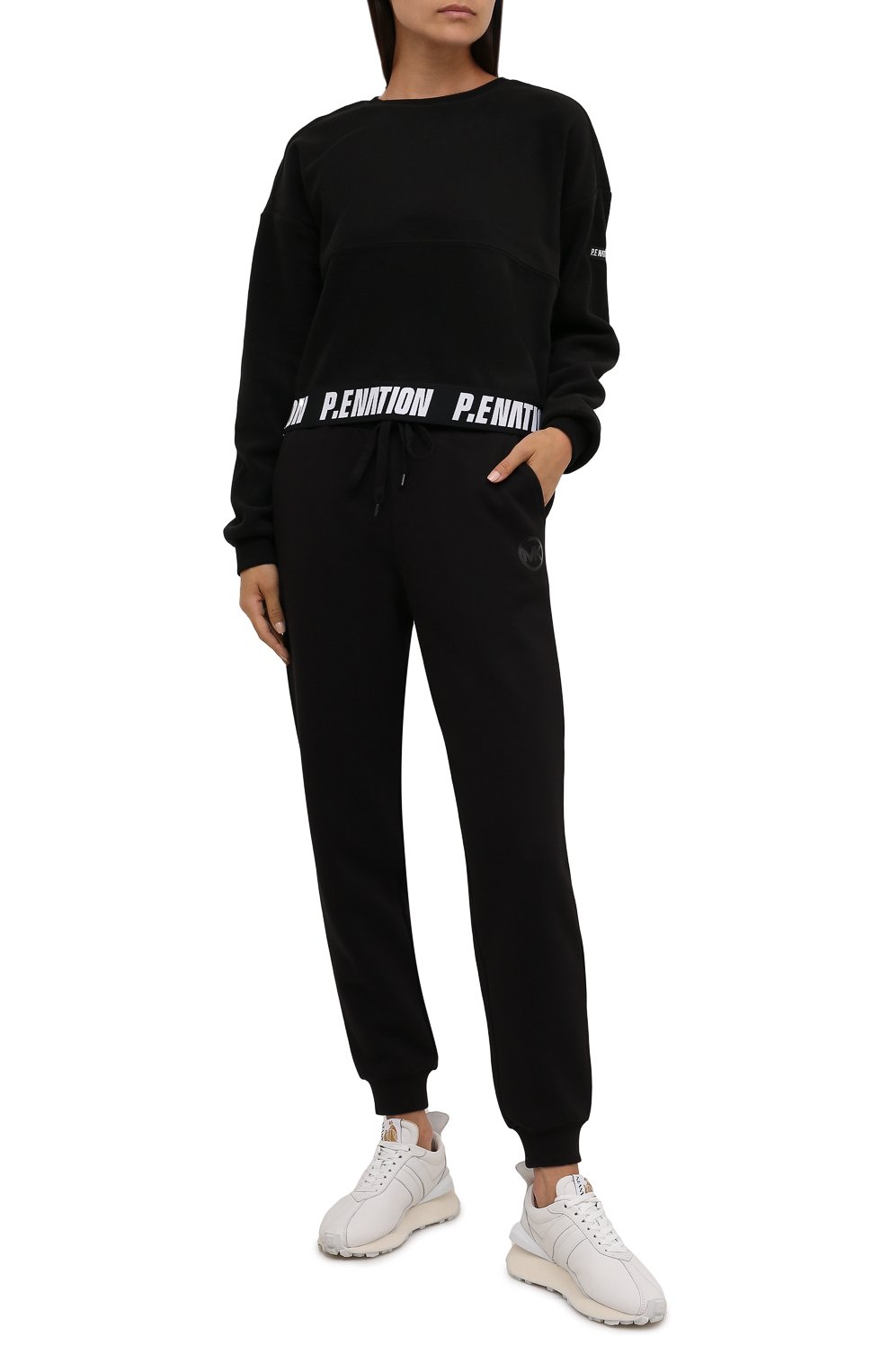 Свитшот P.E. NATION черного цвета по цене 14600 руб., арт. 21PE1F027, фото 2 Свитшот P.E. NATION, арт. 21PE1F027, фото 2
