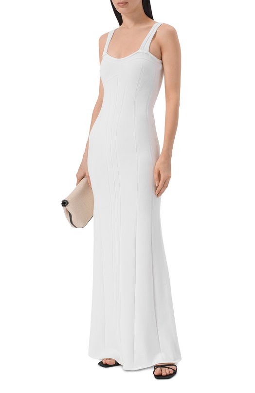 Платье из вискозы AND the brand S26-D057-1203-100 Белый  S26-D057-1203-100 Фото 2