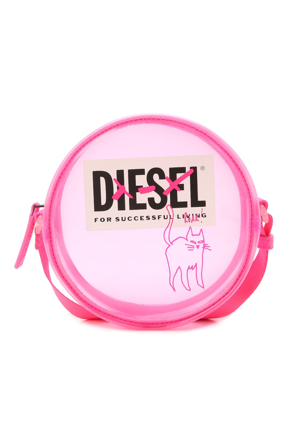 Сумка DIESEL розового цвета по цене 7995 руб., арт. J00143-P0774, фото 1 Сумка DIESEL, арт. J00143-P0774, фото 1