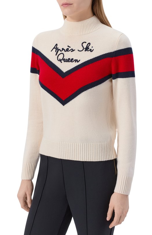 Водолазка из шерсти и вискозы MC2 Saint Barth PEA0001-00995I/PEAK Кремовый  PEA0001-00995I/PEAK Фото 3