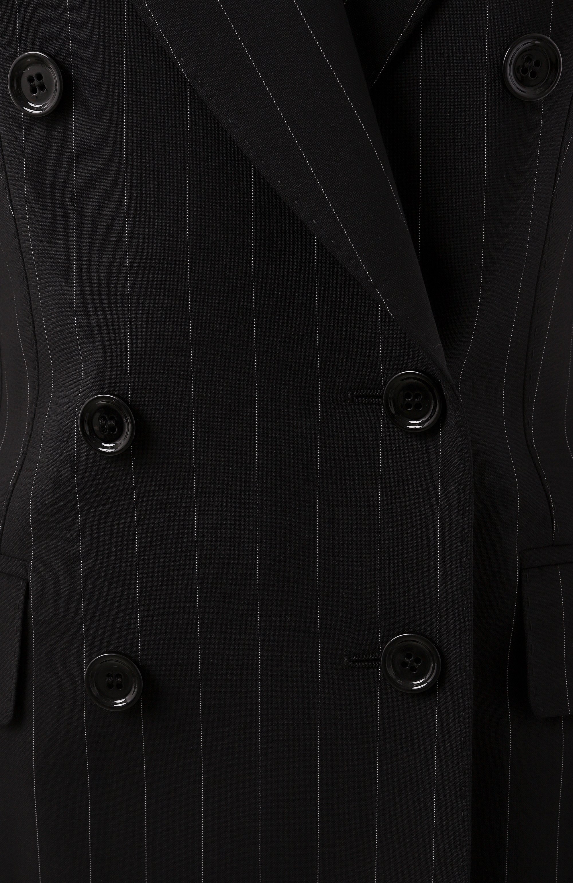 Шерстяной жакет DOLCE & GABBANA черного цвета по цене 319500 руб., арт. F29BIT/FRBDK, фото 6 Шерстяной жакет DOLCE & GABBANA, арт. F29BIT/FRBDK, фото 6