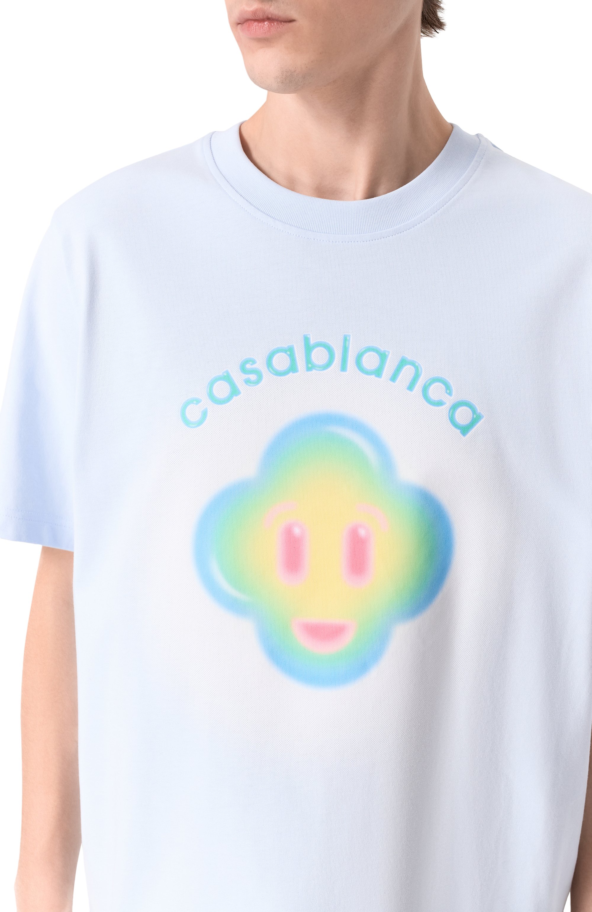 Хлопковая футболка CASABLANCA, арт. M-SP26-JTS-001-09, фото 5