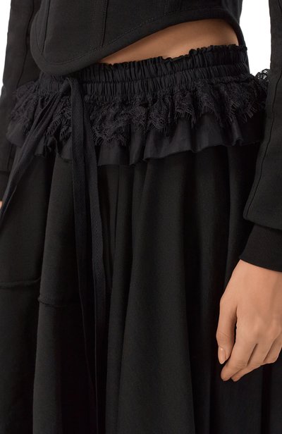 Хлопковая юбка ANN DEMEULEMEESTER, арт. B0014662/FA799, фото 5