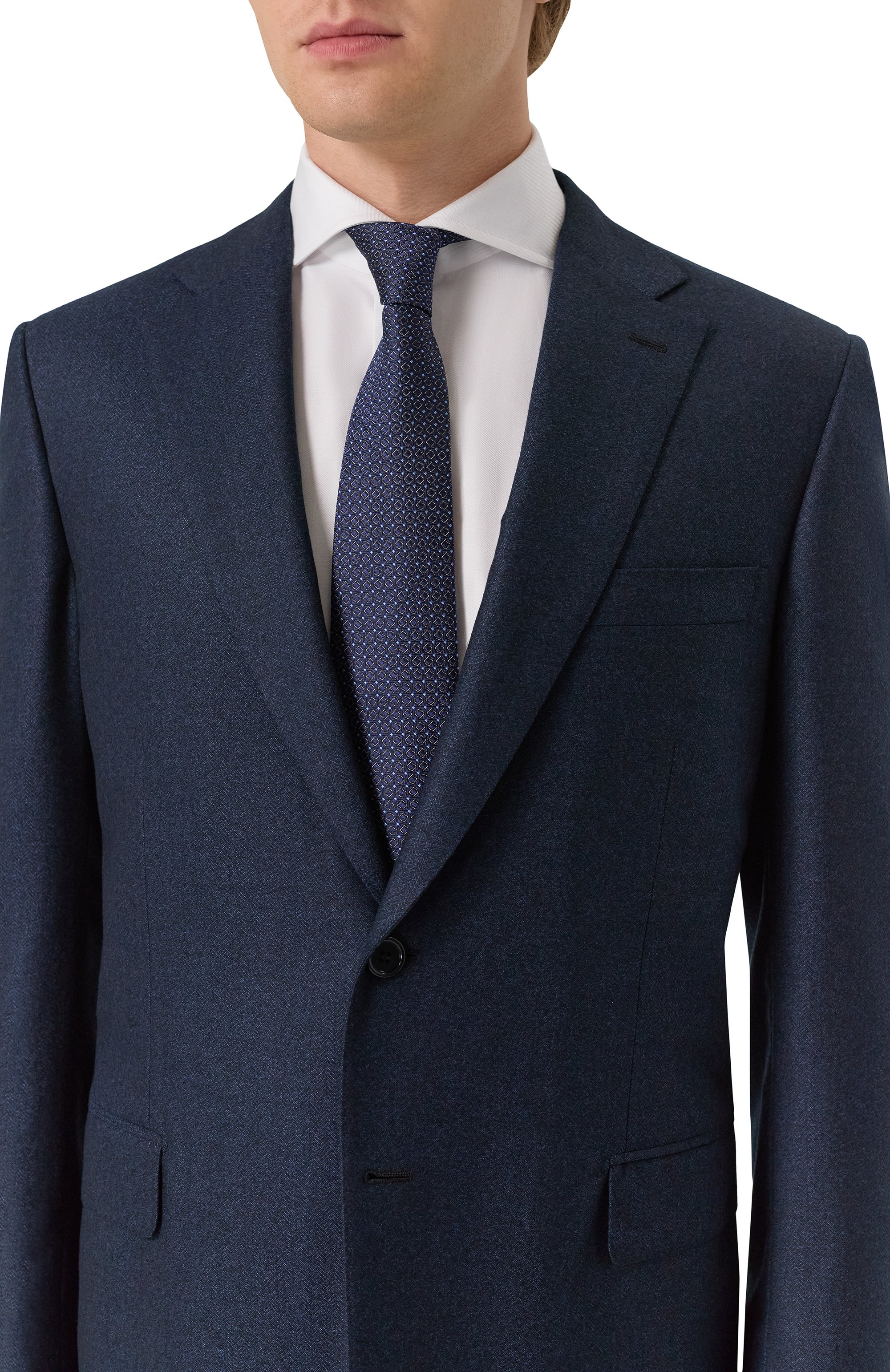 Шелковый галстук CANALI, арт. 18/HJ04403, фото 2