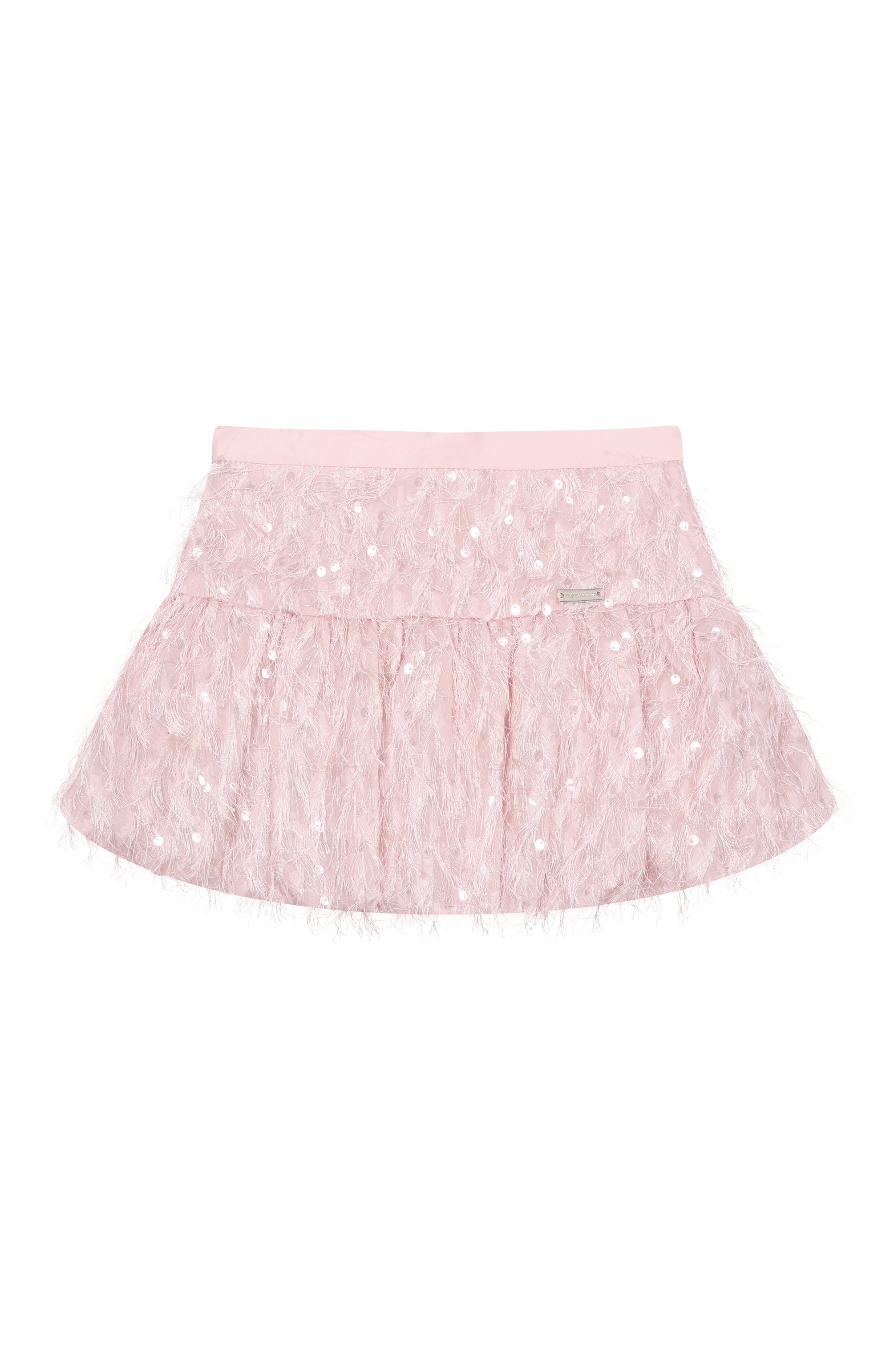 Юбка MONNALISA светло-розового цвета по цене 18200 руб., арт. 79G700, фото 1 Юбка MONNALISA, арт. 79G700, фото 1