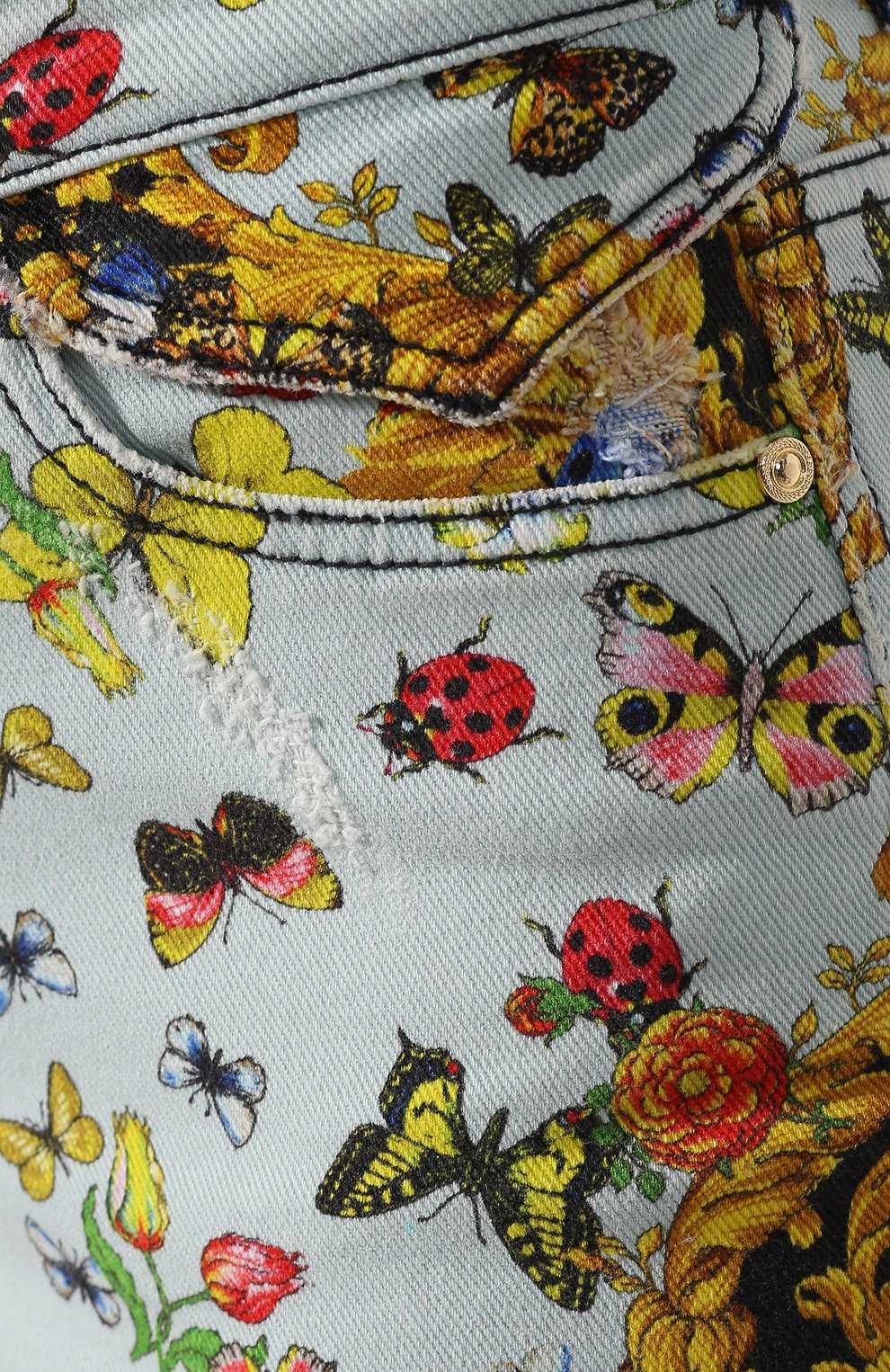 Джинсы с принтом VERSACE JEANS COUTURE, арт. A1HUA007-UDP507/SH03V, фото 5