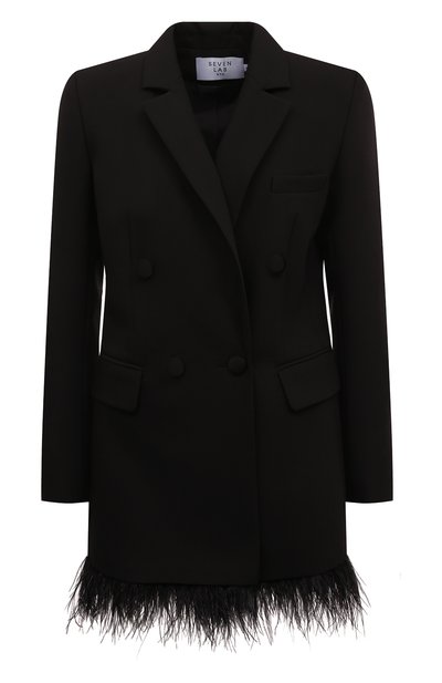 Женский жакет из вискозы SEVEN LAB, арт. JKF black dt
