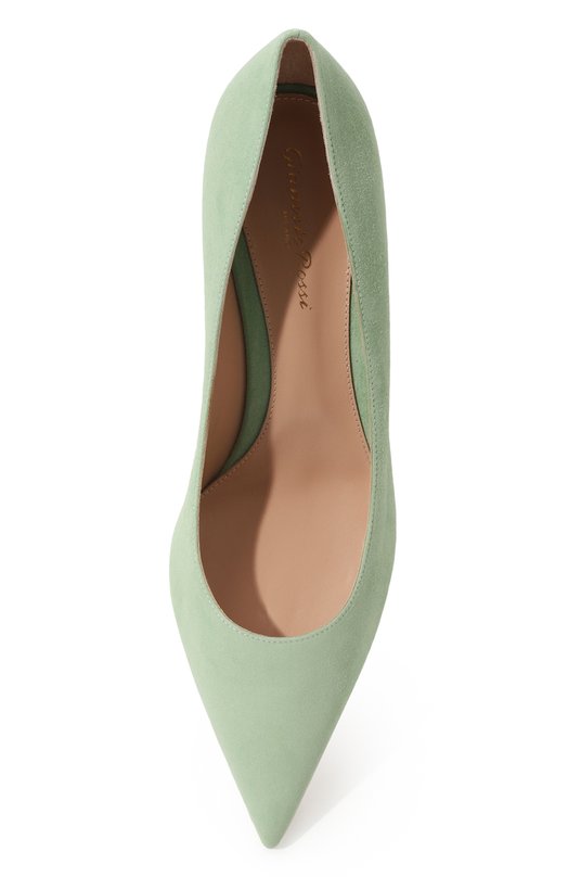 Замшевые туфли Gianvito 55 Gianvito Rossi G20336.55RIC.CAMAL0E Зелёный  G20336.55RIC.CAMAL0E Фото 6