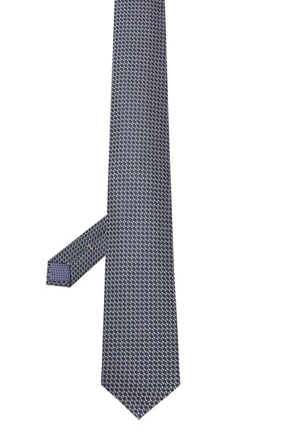 Шелковый галстук ETON темно-синего цвета по цене 10800 руб., арт. A000 31604, фото 2 Шелковый галстук ETON, арт. A000 31604, фото 2