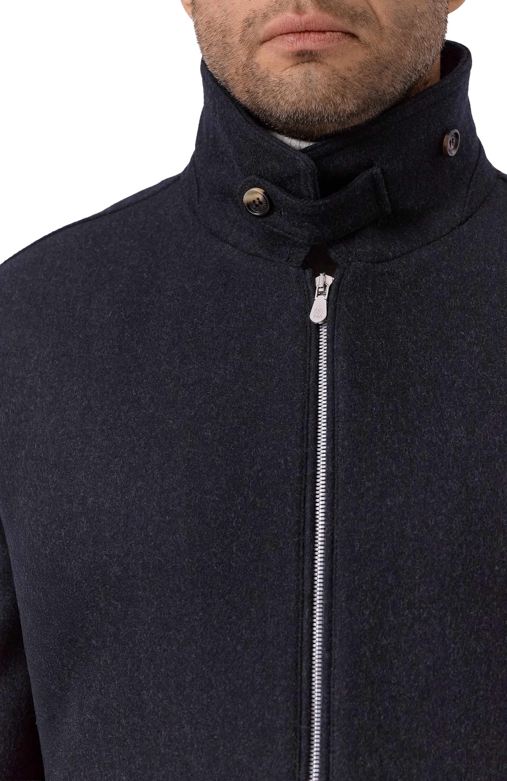 Шерстяной бомбер BRUNELLO CUCINELLI черного цвета по цене 533000 руб., арт. MY4966379, фото 5 Шерстяной бомбер BRUNELLO CUCINELLI, арт. MY4966379, фото 5