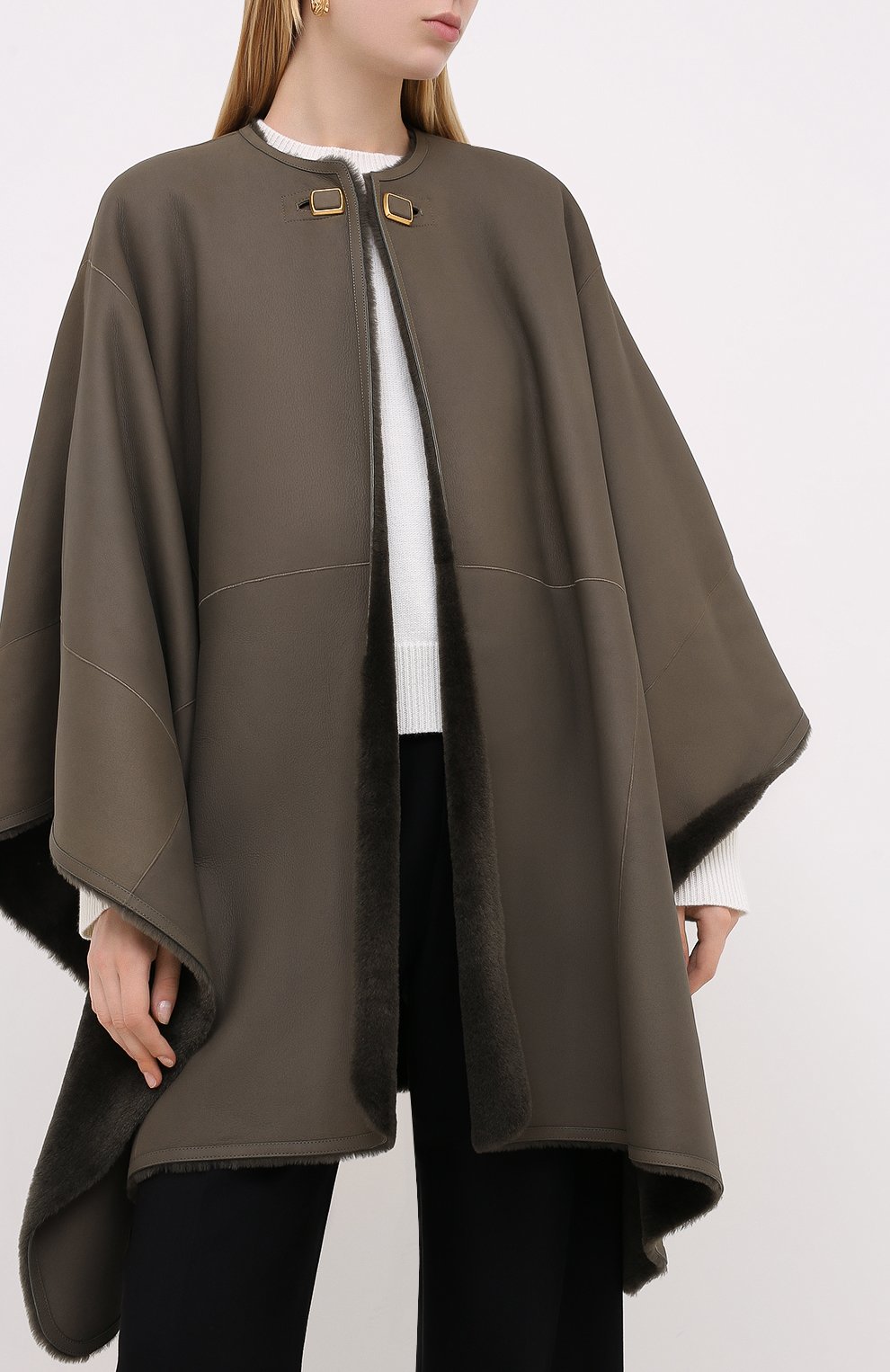 Меховое пончо LORO PIANA, арт. FAL2884, фото 6