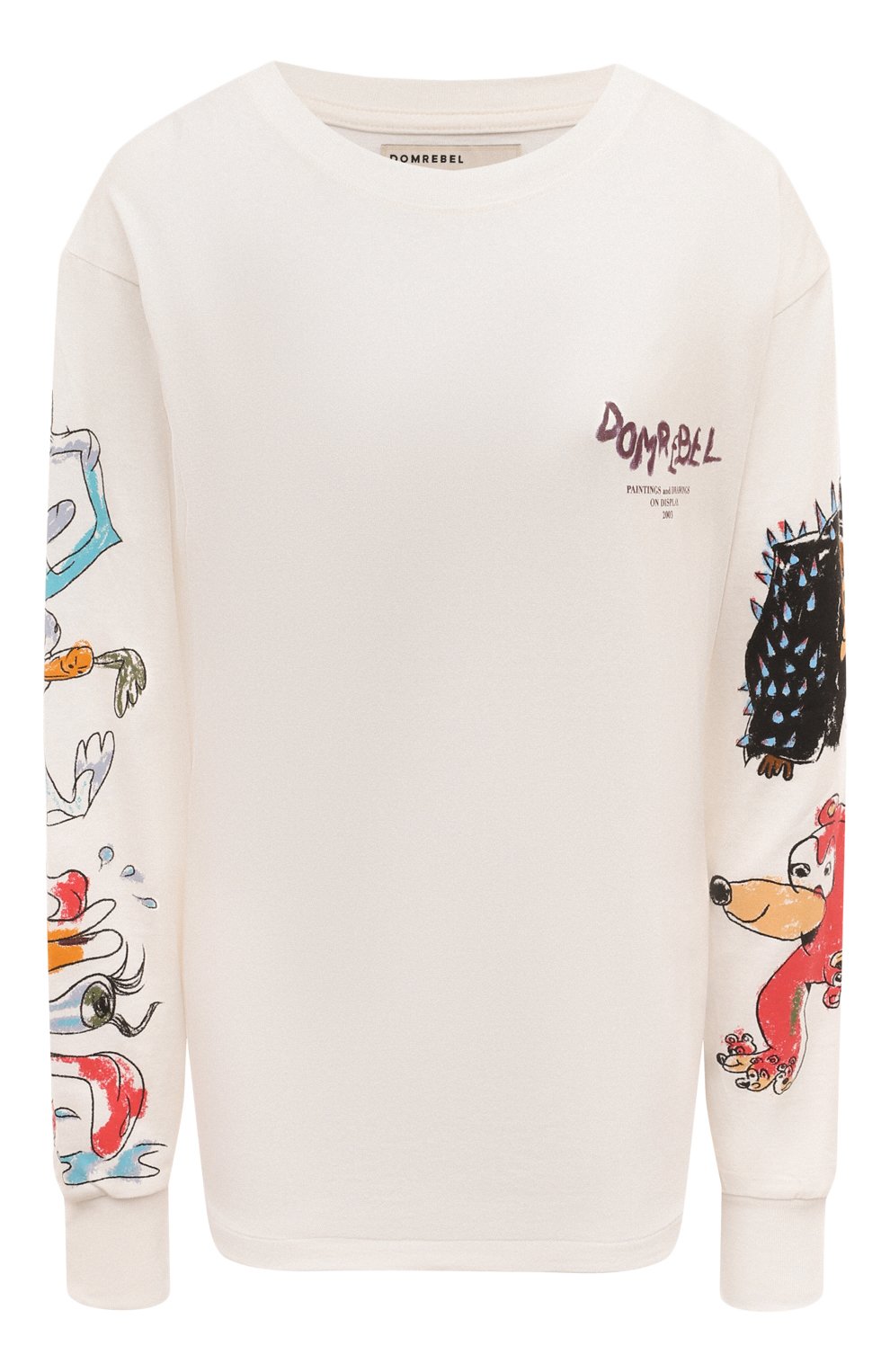 Хлопковый свитшот DOMREBEL, арт. SYDNEY/L0NG SLEEVE T-SHIRT, фото 1
