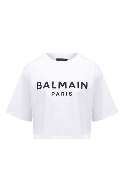 Хлопковая футболка BALMAIN, арт. AF1EE020BB02, фото 1