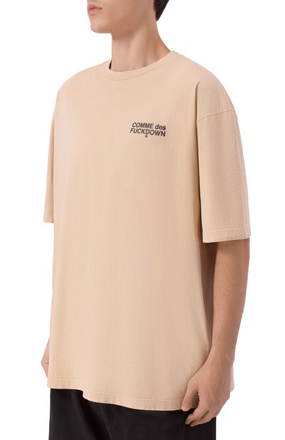 Хлопковая футболка COMME DES FUCKDOWN, арт. CFABM01742, фото 3