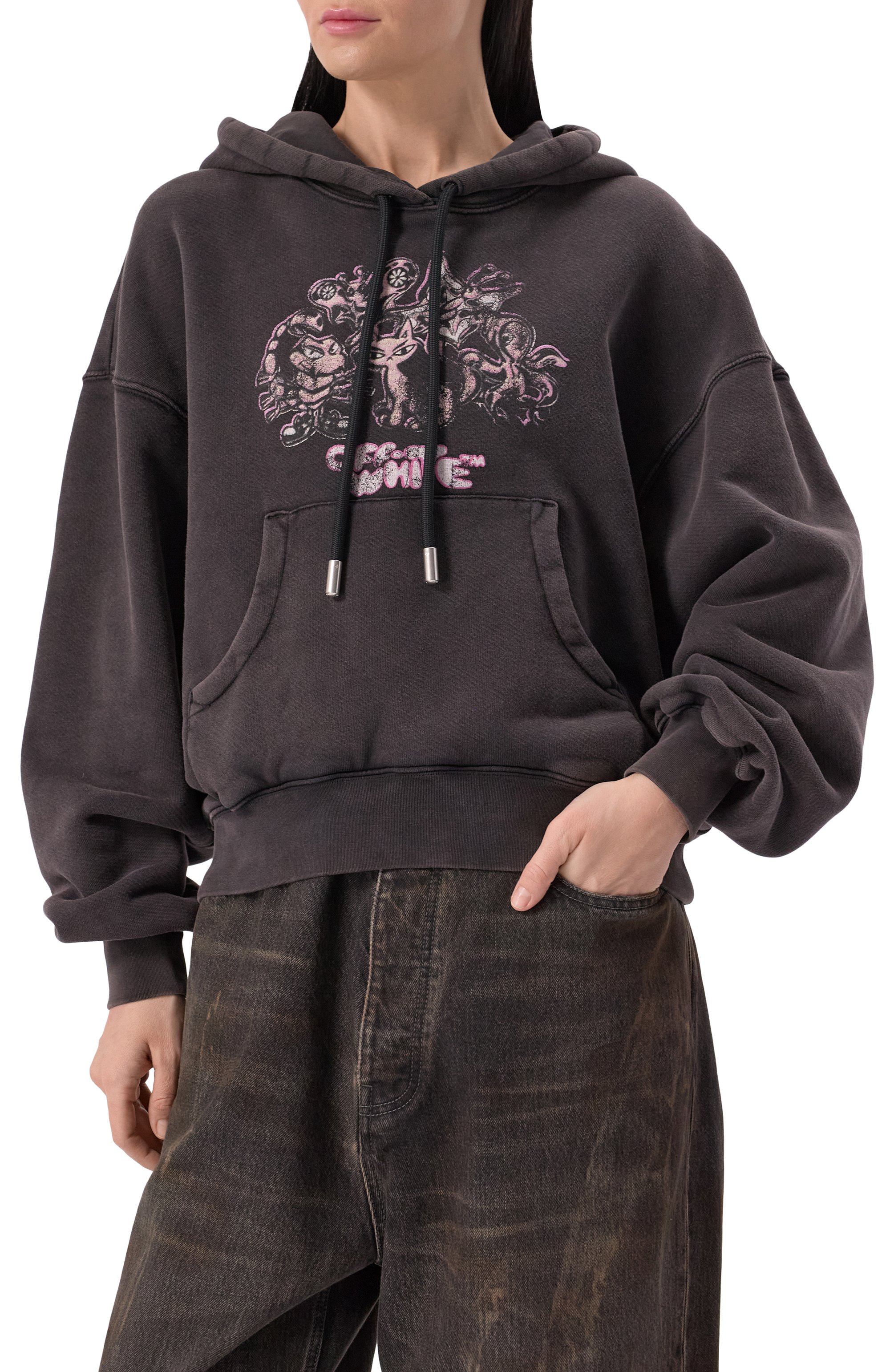 Хлопковое худи OFF-WHITE, арт. 0WBB058F24FLE004, фото 3