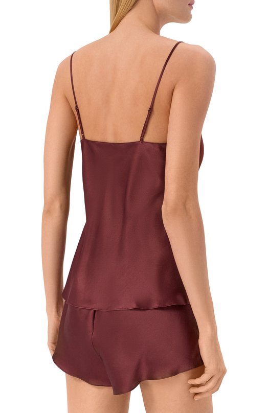 Шелковый топ Luna Di Seta VLST08005 Коричневый  VLST08005 Фото 4