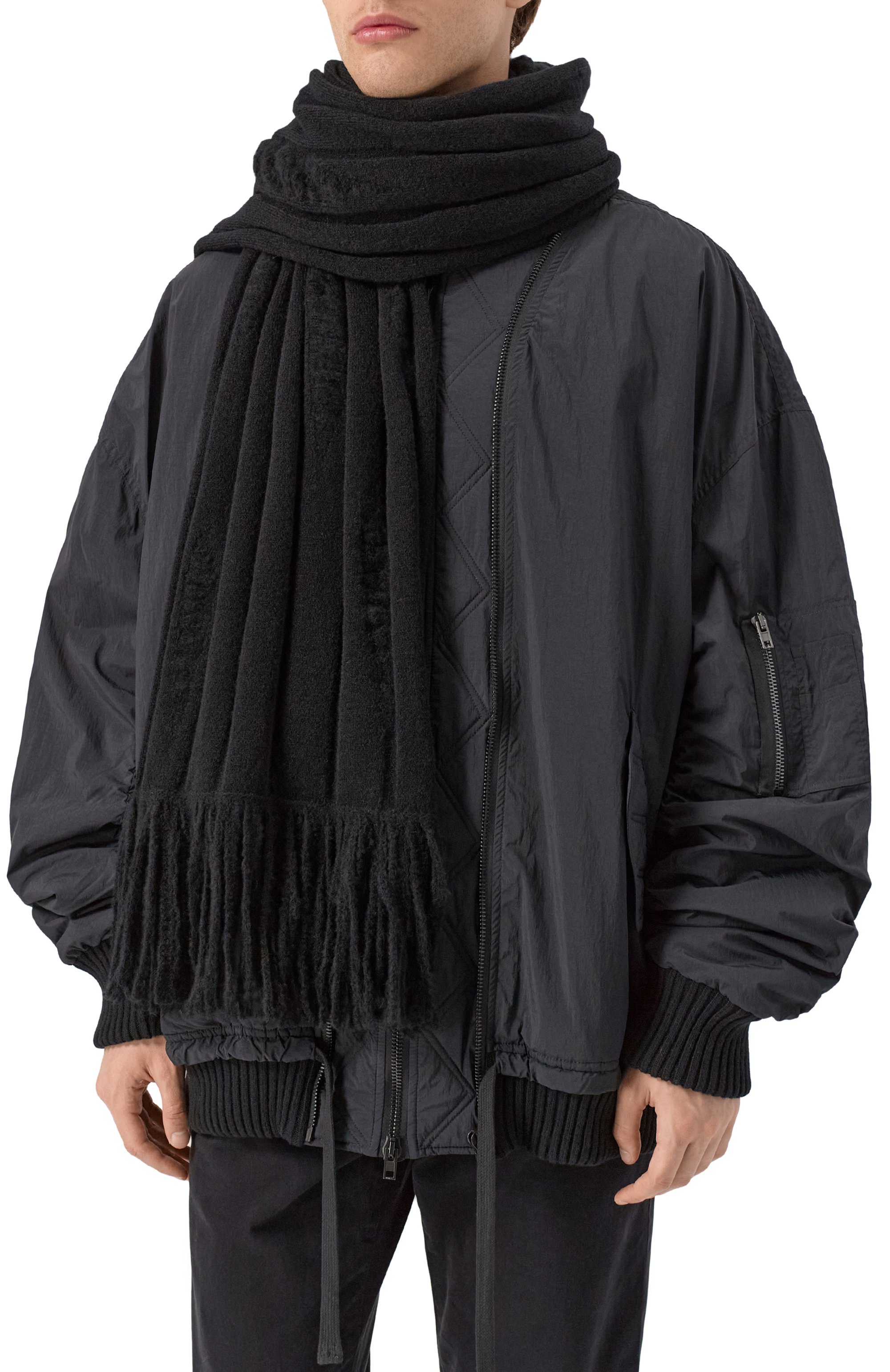 Шерстяной шарф ISABEL BENENATO, арт. UK08F25, фото 2