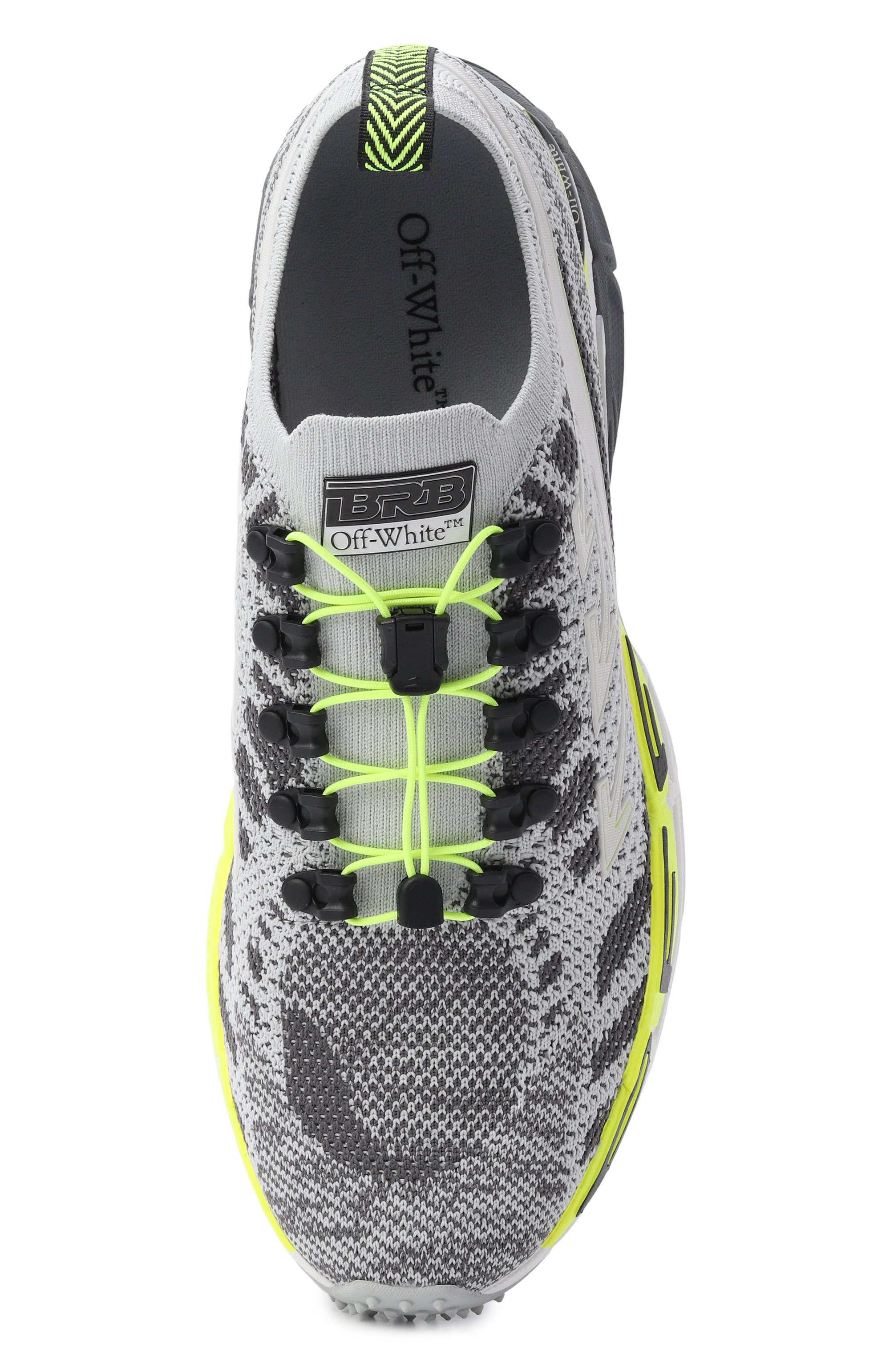 Текстильные кроссовки be right back knit OFF-WHITE, арт. 0MIA2A0S26FAB001, фото 5