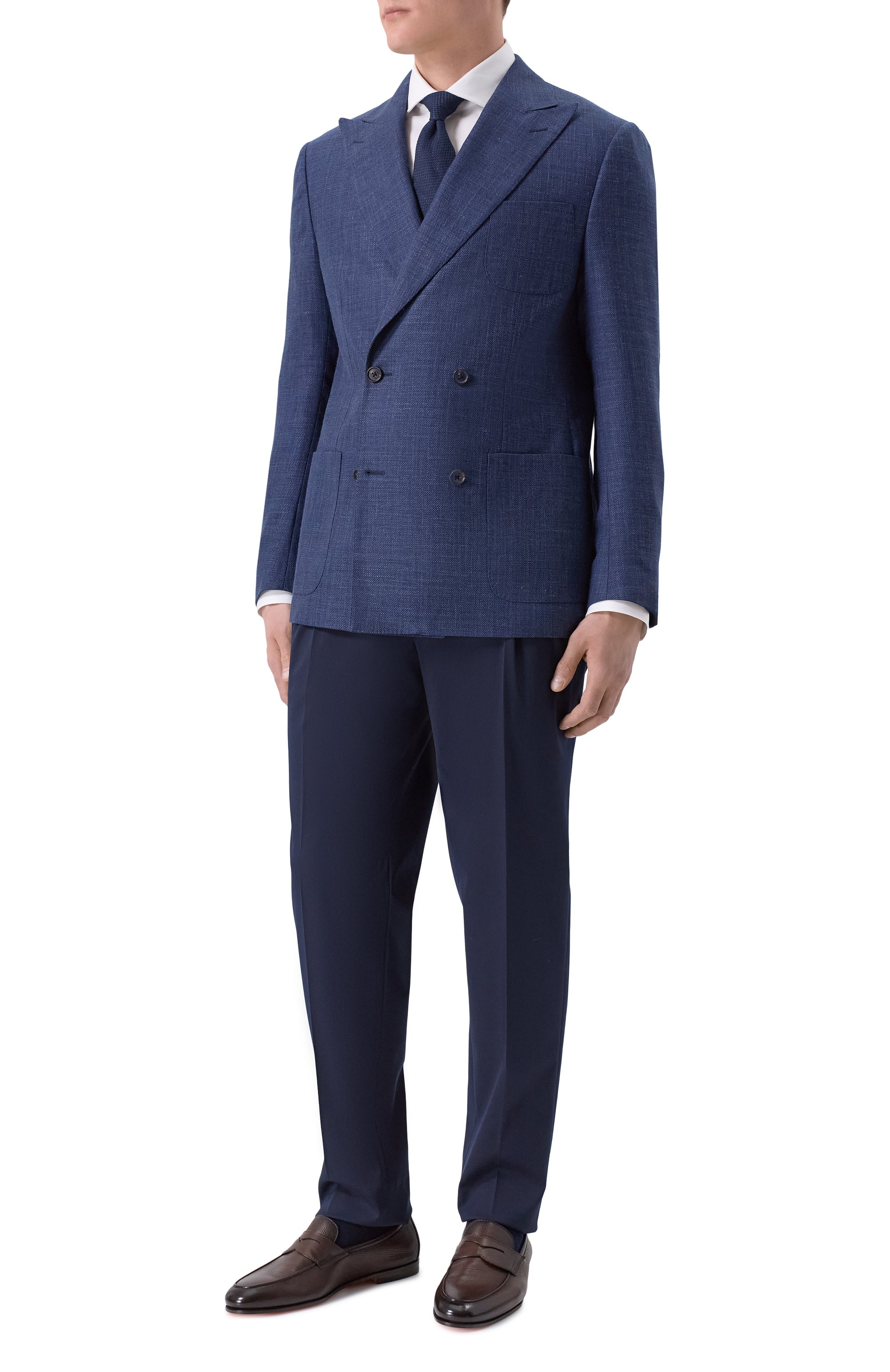 Хлопковая сорочка ALESSANDRO GHERARDI белого цвета по цене 35250 руб., арт. BR1-3G-7T/M043, фото 2 Хлопковая сорочка ALESSANDRO GHERARDI, арт. BR1-3G-7T/M043, фото 2