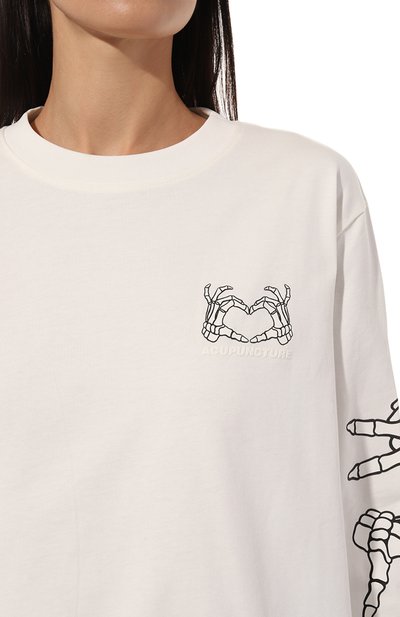 Хлопковый лонгслив ACUPUNCTURE, арт. 114U31670214, фото 5