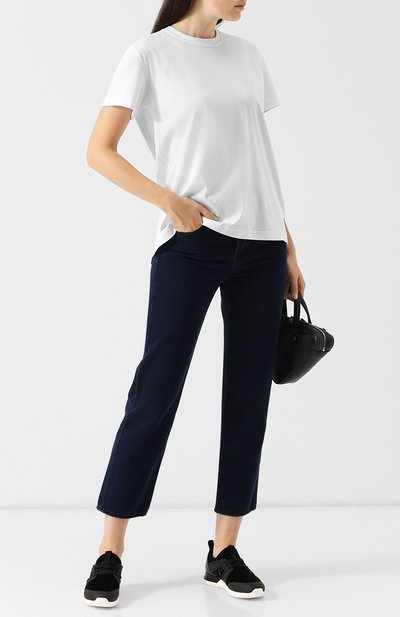 Комбинированные кроссовки meline на шнуровке MONCLER, арт. D2-09A-20210-00-019XR, фото 2