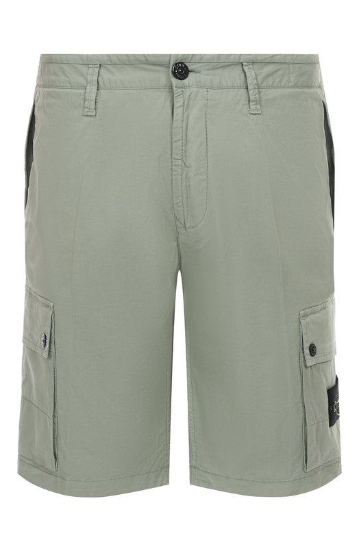 Хлопковые шорты Stone Island K1S15L100011S0010 Хаки K1S15L100011S0010