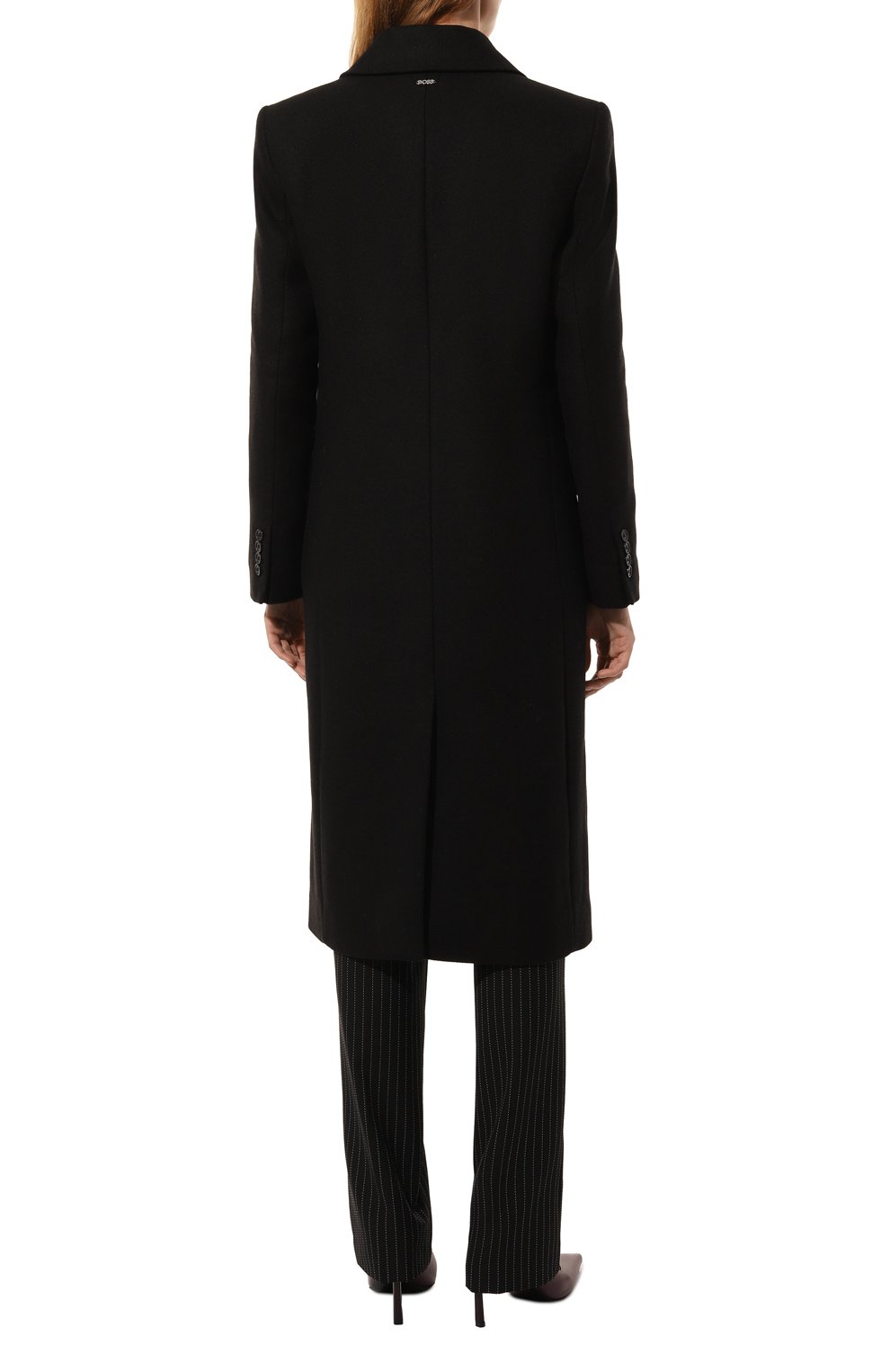 Пальто BOSS черного цвета по цене 59950 руб., арт. 50524975, фото 4 Пальто BOSS, арт. 50524975, фото 4