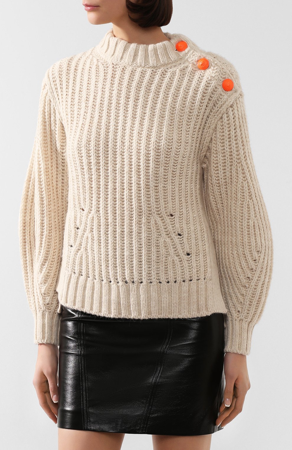 Свитер ZADIG AND VOLTAIRE бежевого цвета по цене 26600 руб., арт. WHMF1137F, фото 3 Свитер ZADIG AND VOLTAIRE, арт. WHMF1137F, фото 3