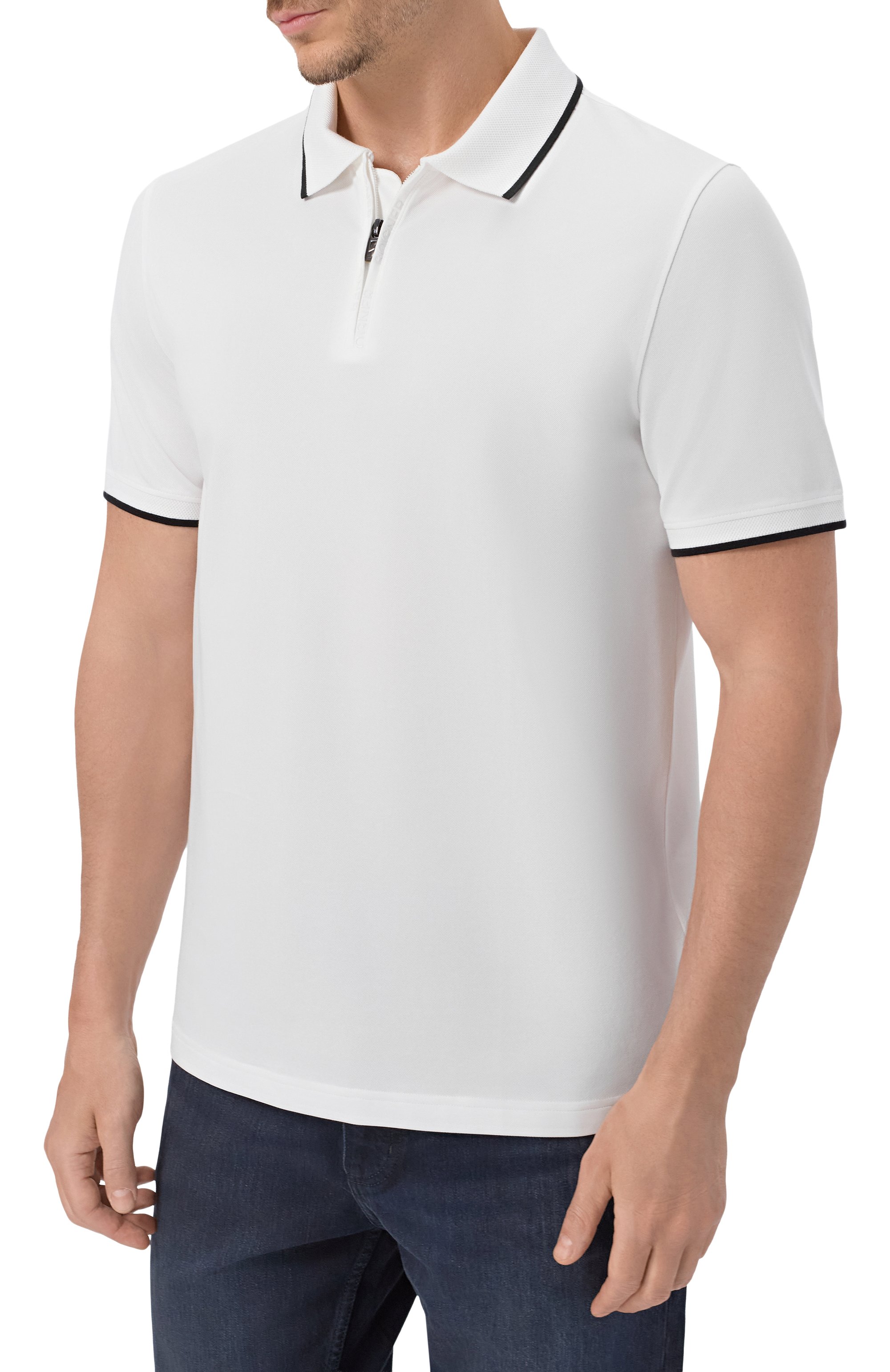 Поло BOGNER белого цвета по цене 18100 руб., арт. 58602727, фото 3 Поло BOGNER, арт. 58602727, фото 3