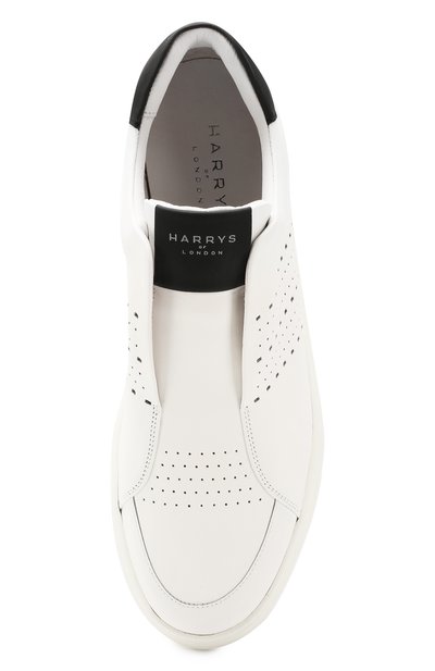 Кожаные кеды HARRYS OF LONDON белого цвета по цене 42250 руб., арт. TRACK TECH LEATHER, фото 5 Кожаные кеды HARRYS OF LONDON, арт. TRACK TECH LEATHER, фото 5