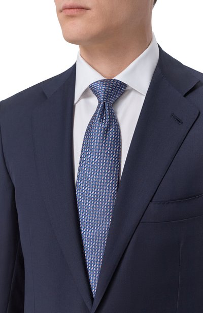 Мужской шелковый галстук BRIONI, арт. 062I00/PD473