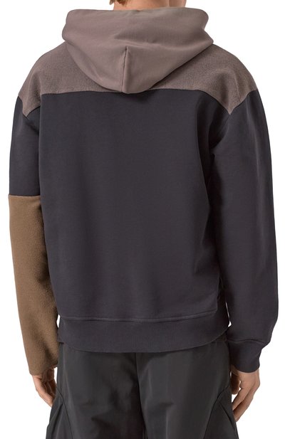 Хлопковое худи MM6 черного цвета по цене 61550 руб., арт. SH0GU0025/MTJ016, фото 4 Хлопковое худи MM6, арт. SH0GU0025/MTJ016, фото 4