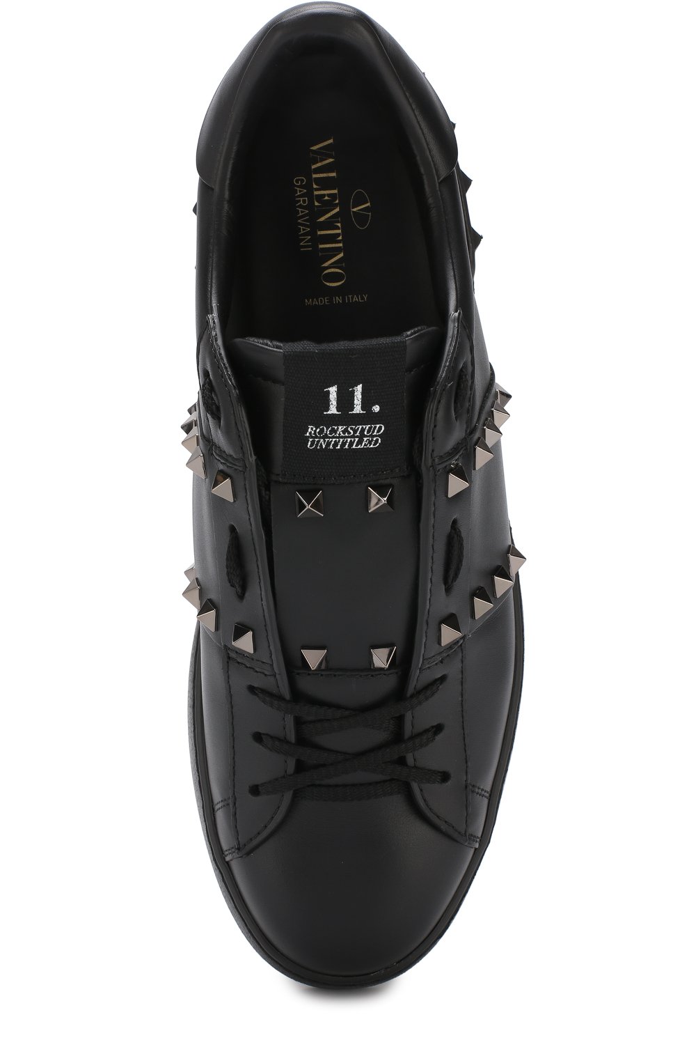 Кожаные кеды rockstud untitled VALENTINO, арт. QY2S0931/BXE, фото 5